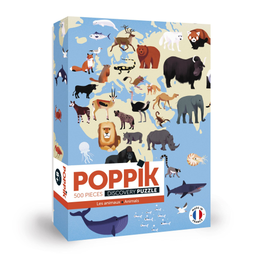 Poppik Jigsaw Puzzle 500pc - Animals