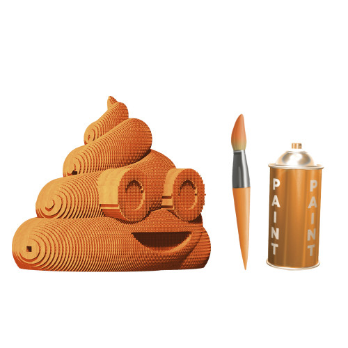 Cartonic 3D Sculpture Puzzle Poop
