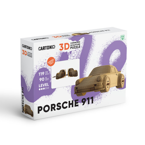 Cartonic 3D Sculpture Puzzle Porsche 911