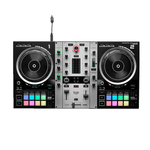 Hercules DJ Control Inpulse 500 (Silver) inc.Case