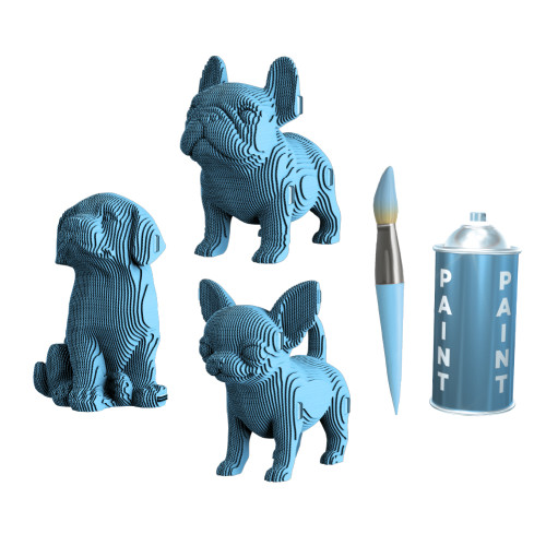 Cartonic 3D Sculpture Puzzle Puppies Trio