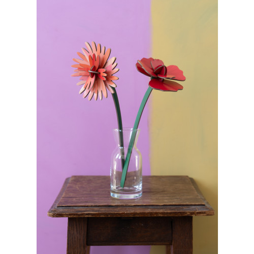 Studio Roof Everlasting Flower (S) - Orange Dahlia
