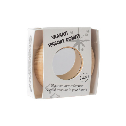Petit Boum Sensory Play Toy Donut (Reflect Mirror)