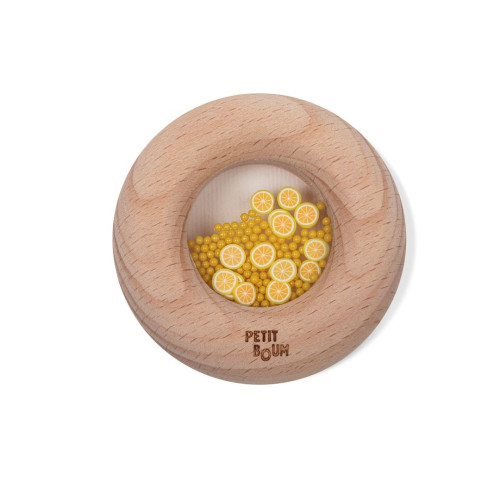 Petit Boum Sensory Play Toy Donut (Lemons)