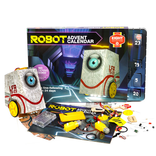 EIGHT Advent Calendar Kit - Build Your Own Robot