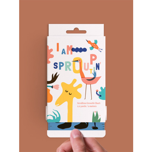 Scrollino Activity Book - I Am Sproutinâ€™ Up Height Chart