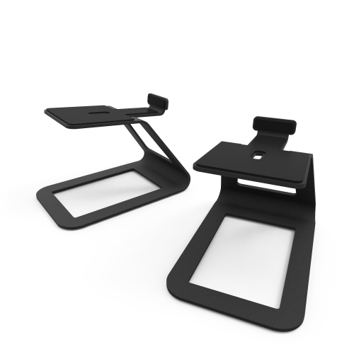 Kanto Elevated Desktop Speaker Stands SE4 (Black)