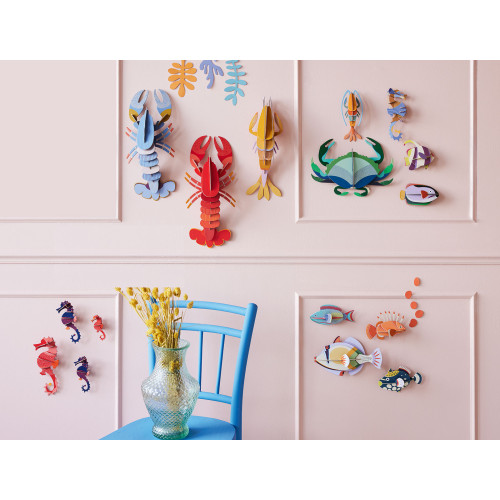 X) Studio Roof Sea Creature (S) - King Angelfish