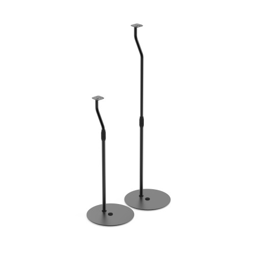 Kanto SLH Height Adjustable Floor Speaker Stands - Universal Satellite (Black)