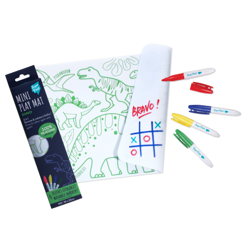 Super Petit Mini Colouring Mat Set - Dino