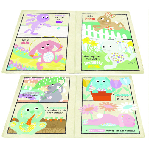 Jo & Nic's Crinkly Cloth Books - Spring Bunnies
