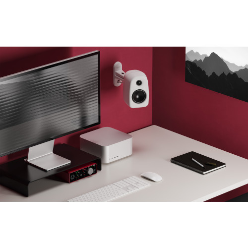 Kanto Rear Mount Universal Speaker Wall Mount - Black