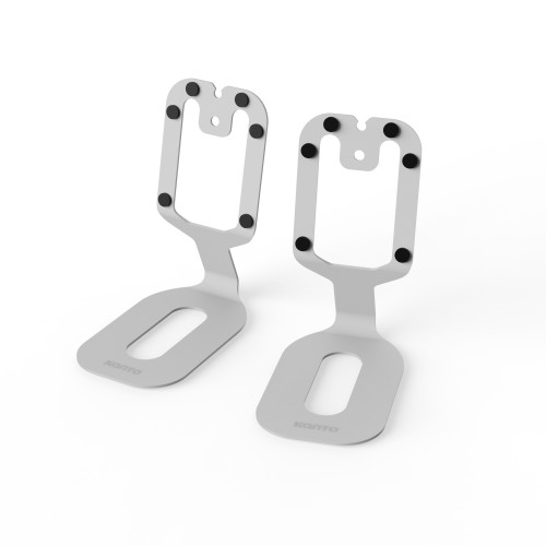Kanto SU2 Rear-Mounted Desktop Stands for Uki and Ora - White, Pair