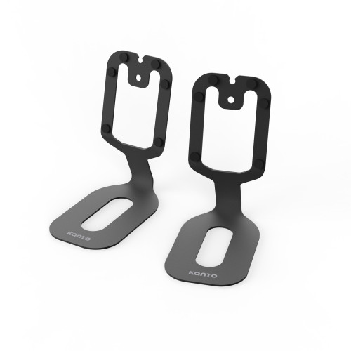 Kanto SU2 Rear-Mounted Desktop Stands for Uki and Ora - Black, Pair