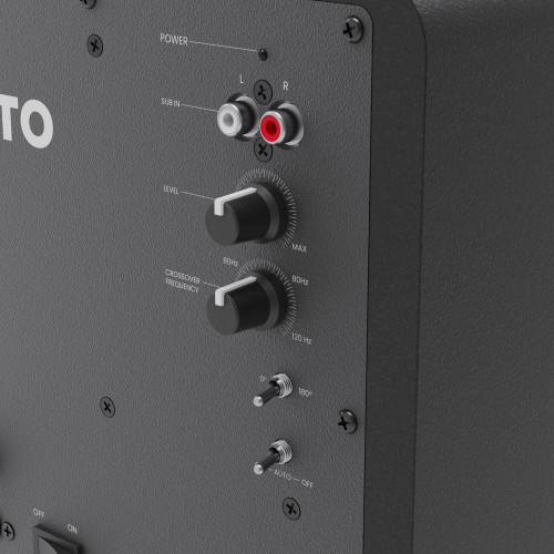 Kanto SUB6 Vinyl Subwoofer (Matte Black)