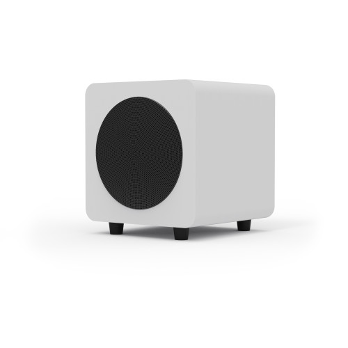 Kanto SUB6 Vinyl Subwoofer (Matte White)