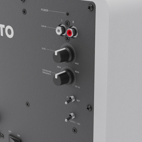 Kanto SUB6 Vinyl Subwoofer (Matte White)