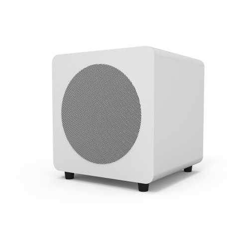 Kanto SUB8 Vinyl Subwoofer (Matte White w/White Grill)