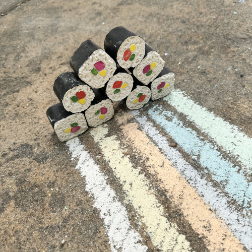 Twee Handmade Sidewalk Chalk - Sushi Maki Rolls