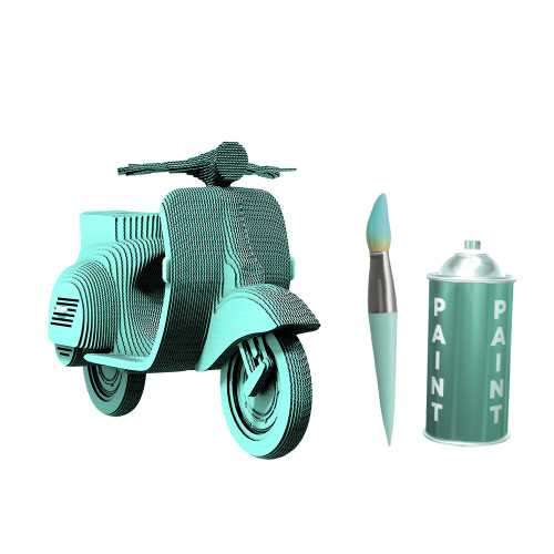 Cartonic 3D Sculpture Puzzle Scooter