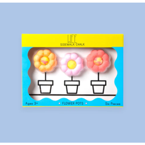 Twee Wee Sidewalk Chalk - Flower Pots