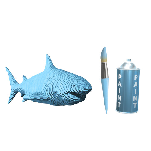 Cartonic 3D Sculpture Puzzle Shark