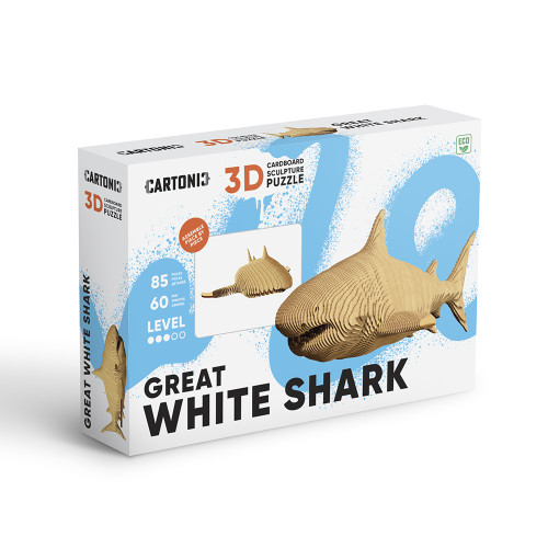 Cartonic 3D Sculpture Puzzle Shark