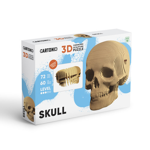 Cartonic 3D Sculpture Puzzle Skull