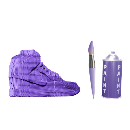 Cartonic 3D Sculpture Puzzle Sneaker