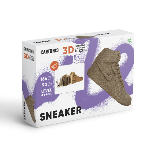 Cartonic 3D Sculpture Puzzle Sneaker