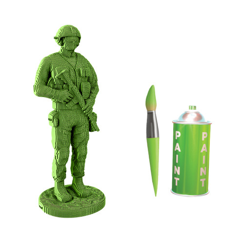 Cartonic 3D Sculpture Puzzle Soldier