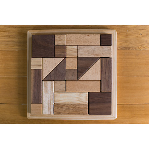 Eguchi Wooden Toy - Puzzle Blocks (L)