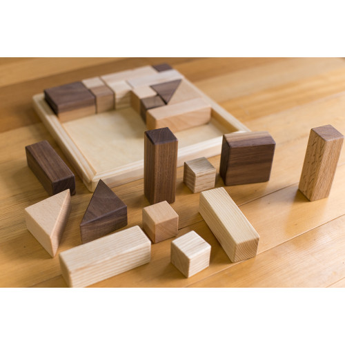 Eguchi Wooden Toy - Puzzle Blocks (L)