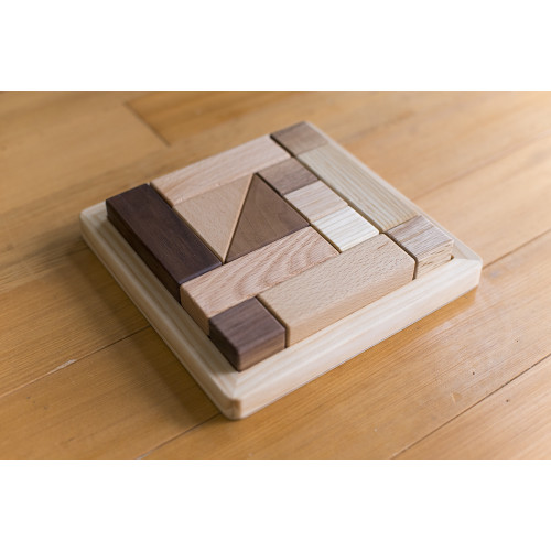 Eguchi Wooden Toy - Puzzle Blocks (S)