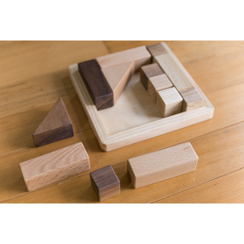 Eguchi Wooden Toy - Puzzle Blocks (S)