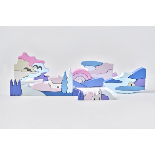 Eguchi Wooden Toy - Puzzle Sunset