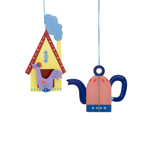 Studio Roof Northern Tales Ornament - Tea House Tales