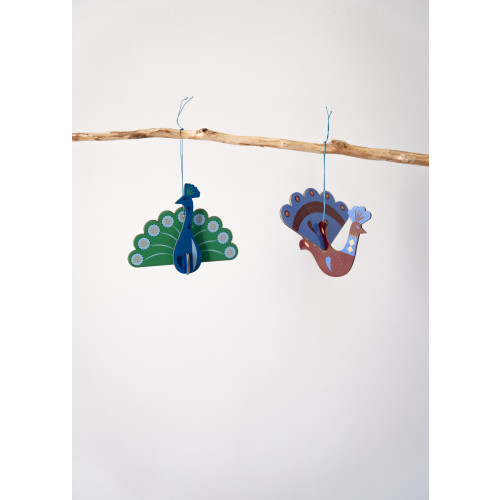 Studio Roof Northern Tales Ornament - The Firebird & Peacock