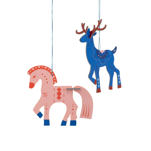 Studio Roof Northern Tales Ornament - The Little Horse & Deer