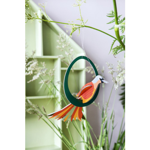 Studio Roof 3D Pop Out Card - Swinging Lady Obi