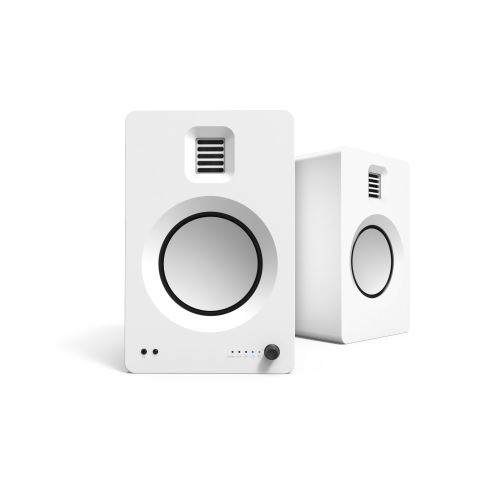Kanto TUK Powered Bookshelf Speakers (Matte White)