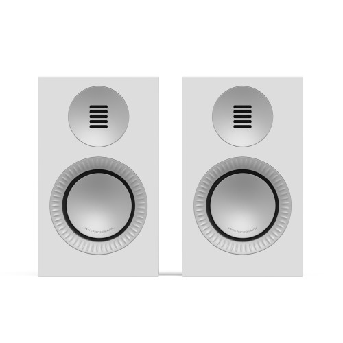 Kanto TUK (Gen.2) Premium Passive Bookshelf Speaker - Matte White with Aluminum Surround