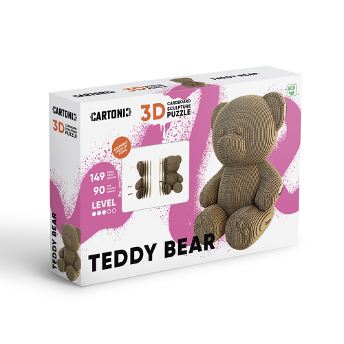 Cartonic 3D Sculpture Puzzle Teddy Bear