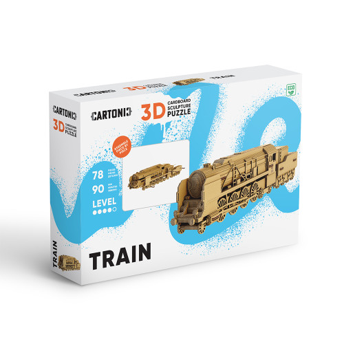 Cartonic 3D Sculpture Puzzle - Train