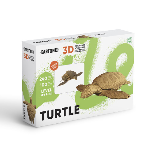 Cartonic 3D Sculpture Puzzle Turtle