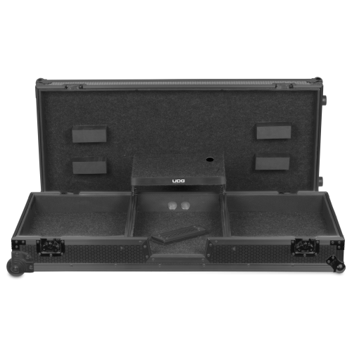 UDG FlightCase Set Multi-Format Battle TT & Mixer + Laptop & Wheels (Black)