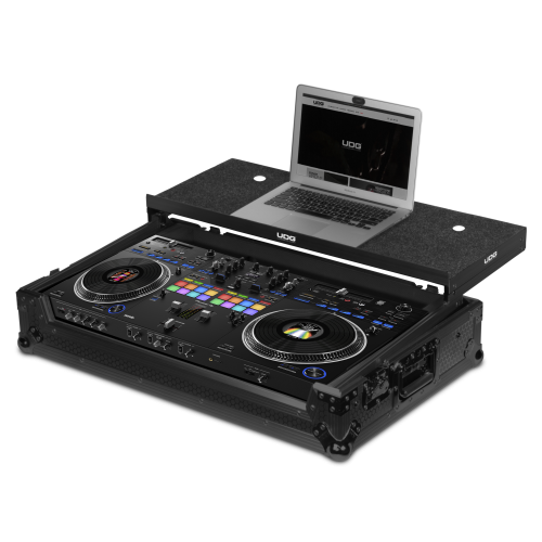 UDG FlightCase Pioneer DDJ-REV7 + Laptop & Wheels (Black)