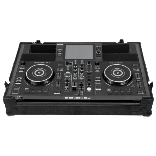 UDG FlightCase Denon DJ SC Live 2 + Wheels (Black)