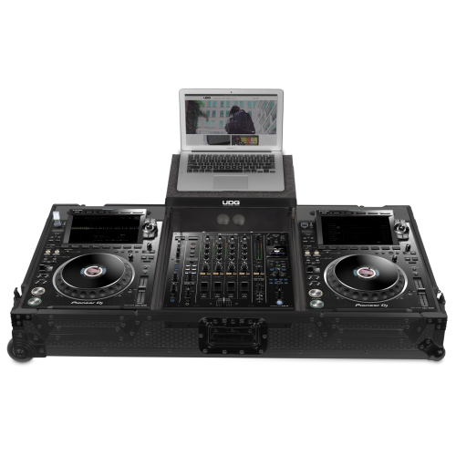 UDG FlightCase Set Pioneer CDJ-3000/A9 + Laptop & Wheels (Black)
