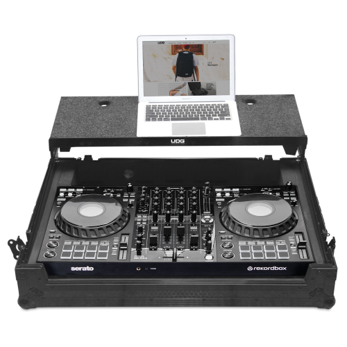 UDG Flightcase Pioneer DDJ-FLX10 Laptop & Wheels (Black)